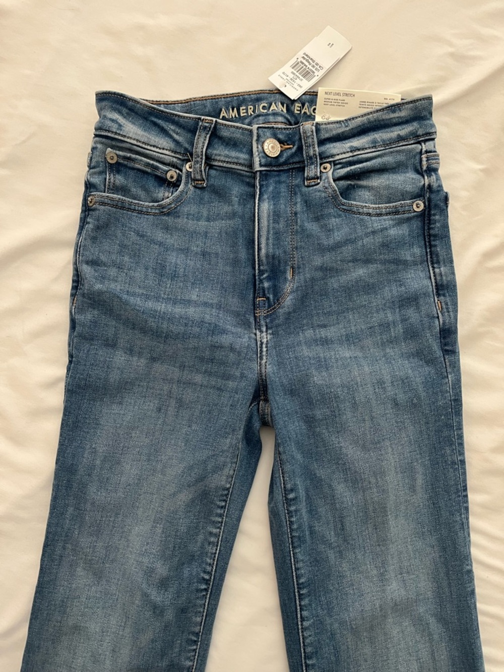 American Eagle Outfitters Women's high rise flare jeans